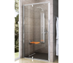 Sprchové dveře jednokřídlé 100 cm bright alu