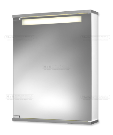 Jokey CENTO 50 LS Zrcadlová skříňka (galerka) - bílá/hliníková barva | M&K  koupelny